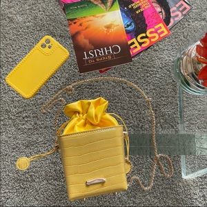 Yellow Bucket Bag